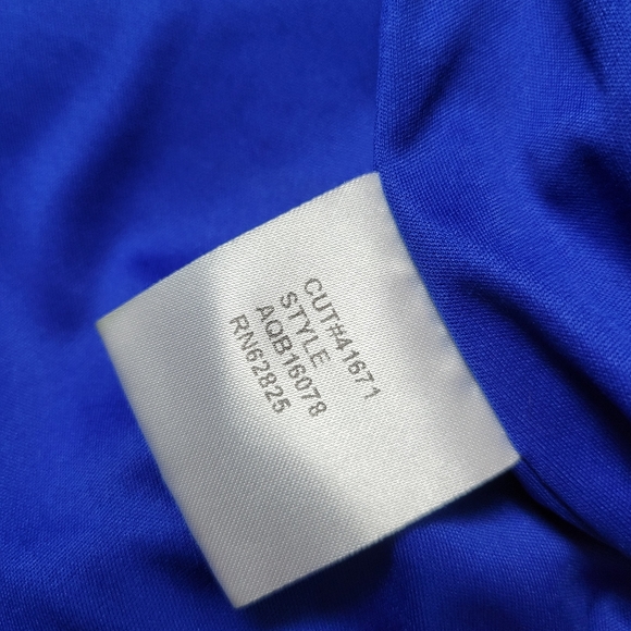 Tadashi Shoji Fuji Neoprene Jacket Full Zip Blue Women's Small - Picture 9 of 12